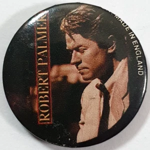 1980's Robert Palmer Pop Artist Music Band Plastic/Tin Badge 25mm Dia. - Picture 1 of 2