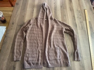 Свитер Sonoma, женский размер маленький, коричневый, открытый кардиган, с длинным рукавом - Изображение 1 из 4