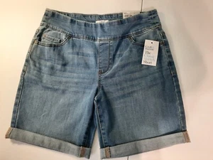 Croft & Barrow 6 A Mid Rise Women's Pull On Jean Shorts - Picture 1 of 6