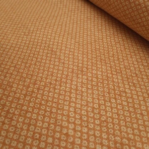Orange à Pois Numériquement Imprimé Japonais Traditionnel Matelassage 100% Coton - Picture 1 of 5