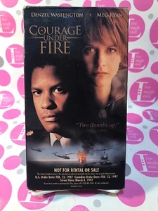 Courage Under Fire (PREVIEW VIDEOCASSETTE 3/1997) Denzel Washington, Meg Ryan - Picture 1 of 5