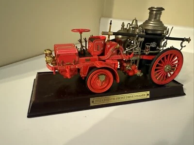 Franklin Mint 1912 Christie Front Drive Steamer Fire Truck Steam Engine 1:24 Red - Image 1 of 2