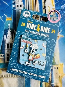 Disney World Run Disney Wine & Dine Challenge 19,3 Mickey Mouse Pin 2024 - Bild 1 von 1