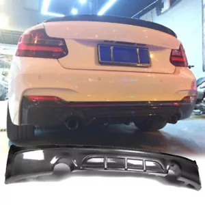 Carbon Fiber Rear Bumper Diffuser Fits 14-21 BMW 2 Series F22 M Sport MP Style - Bild 1 von 10