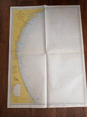 ORIGINAL ANTIQUE MAP NAUTICAL CHART Charleston Light To Cape Kennedy Hilton Head • 226.29$
