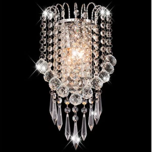 Modern K9 Crystal Wall Lights Sconce Aisle Beside Lamp Wall Lamp Fixtures - Picture 1 of 9