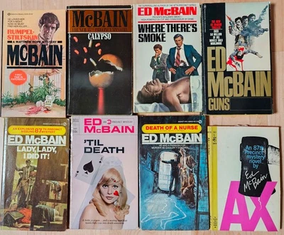 Ed McBain 87th Precinct Series lot of 8 with Ax, Death of a Nurse and 6 more Foto 1 de 2