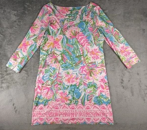 Lilly Pulitzer Hollee Dress Size Large Lilly of the Jungle Cut Out Back - Picture 1 of 9