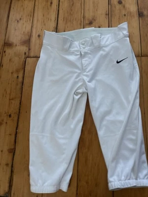 Pantalones de softbol Nike Team grandes blancos cintura aproximadamente 34 Foto 1 de 4