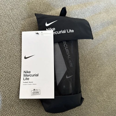 Nike Mercurial Lite Shin Guard Set – Lightweight Protection + Lock Socks & Bag - Image 1 of 4
