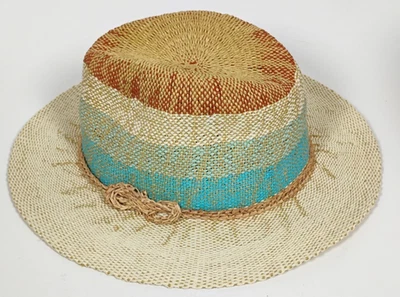 Sombrero de Panamá de Paja de Papel de Arroz Scala Toyo Talla Única/57 cm Trenza Borde Coastal Resort Foto 1 de 4