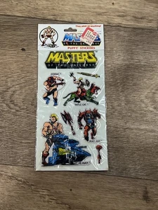 Vintage He-Man Masters of the Universe Puffy Stickers Sealed Pack Matel 1982 - Picture 1 of 4