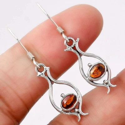 Pendientes de plata de ley 925 con múltiples turmalina natural joyería E-1042 Foto 1 de 4