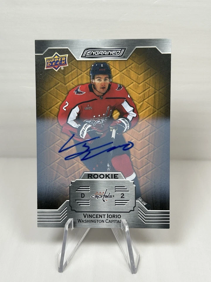 2023-24 Upper Deck Engrained - Rookies Vincent Iorio #118 Autographs (AU, RC) - Image 1 of 1