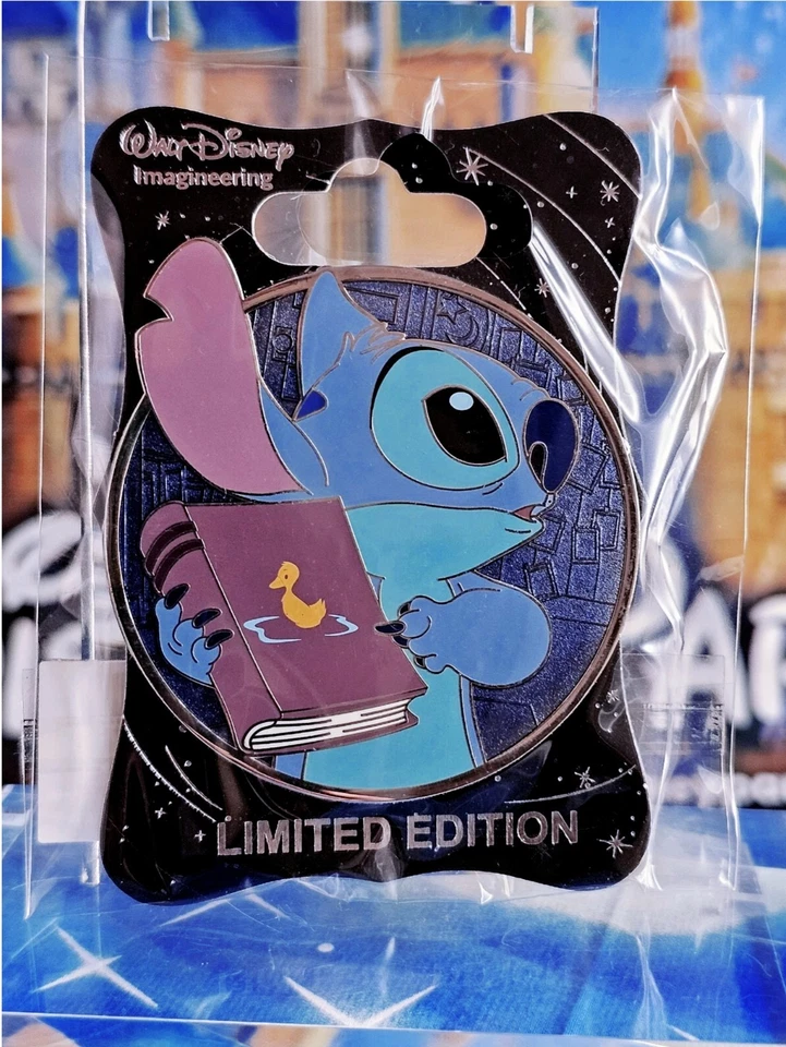 Disney WDI Heroes Pin - Heroes Profile Stitch - LE 250 NEW  Lilo & Stitch Hero - Image 1 of 4