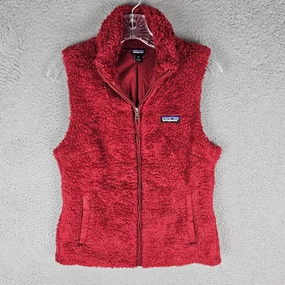 Chaleco Patagonia Los Gatos Mujer Medio Rojo Sherpa Sin Mangas Cremallera Completa 25216FA16 Foto 1 de 4