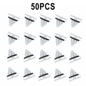 Car Eyebrow Clip Liner Clips Plastic Fasteners Rivets Clips With Black Cushion - Picture 1 of 12