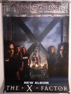 IRON MAIDEN The X Factor UK official 27" x 20" promo poster UNUSED! - Picture 1 of 1