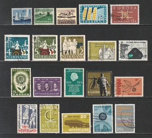 Netherlands, 1962-68 Commemoratives, Used, Scott #s 413 | 454, 20 Different - Picture 1 of 2
