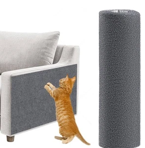 Cat Scratching Mat - Self Adhesive Furniture Protector 40x100cm Grey - Picture 1 of 7