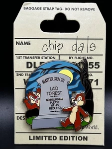 Haunted Mansion- Chip & Dale Adventure- Graveyard Slider Pin -LE - Picture 1 of 1