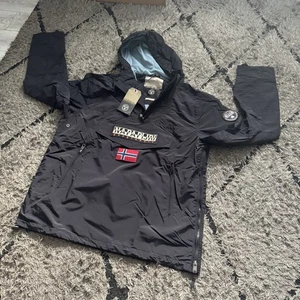 Chaqueta Napapijri Geographic Rainforest Negra Para Hombre XL Nueva Con Etiquetas - Envío Gratis ✅ - Imagen 1 de 9