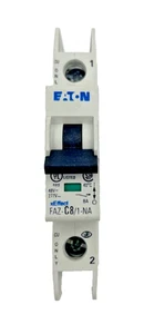 Eaton Corp FAZ-C8- 1-NA-SP Circuit Breaker 240 VAC, C-Curve - Picture 1 of 3