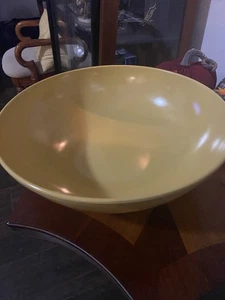 14 1/2" Vintage #7 Miramar of California Melmac gelb MCM XLARGE!! - Bild 1 von 5