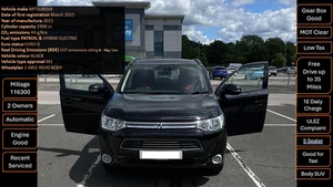 2015 Mitsubishi Outlander Outlander Gx3h phev Auto- Hybrid 24 Miles Electric - Picture 1 of 22