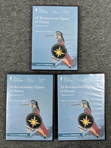 The Great Courses: 36 Revolutionary Figures of History (CD, 18 Discs) Like New - Picture 1 of 17