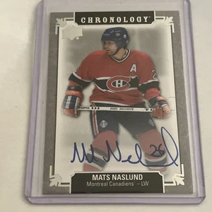 Alfombrillas Naslund 2019-20 Upper Deck Chronology Franchise History #FH-MO-NA automáticas - Imagen 1 de 7