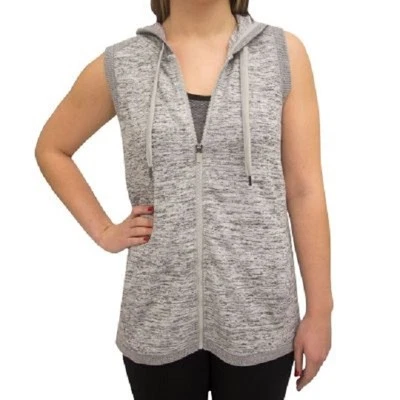 NEW Active Life Women's Athleisure Full Zip Hooded Vest Size Medium $78 Retail - Image 1 of 4