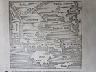 1568 GREECE CRETE Cosmographia universalis Munster Hellas Kríti Macedonia