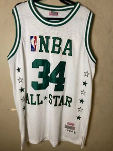VTG 1996 PAUL PIERCE NBA ALL STAR  CELTICS Mitchell & Ness Jersey SZ 52- RARE - Picture 1 of 14