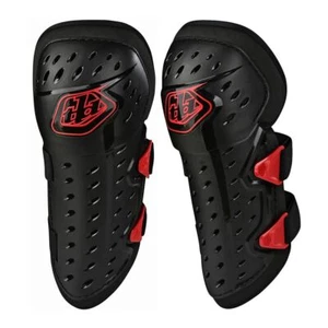 Troy Lee Designs 2025 Motocross Rogue Knee Shin Guards Solid Black MX MTB Quad - Picture 1 of 3