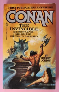 Conan the Invincible by Robert Jordan TOR 1982 5th Printing Beautiful Copy - Bild 1 von 9