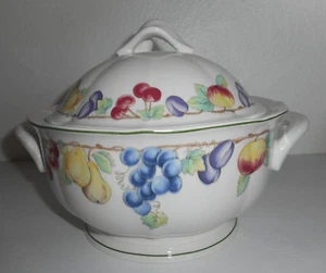 Villeroy & Boch MELINA Tureen Lid Fruits Germany Vitro Porcelain Soup Bowl Dish - Picture 1 of 12