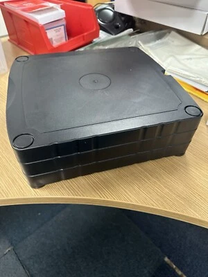 PC Monitor Riser Stand. Black plastic x 10  - Image 1 of 2