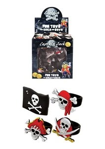 48 x Anillos Piratas - Cráneo Dedo Piñata Botín/Bolso de Fiesta Rellenos Boda - Imagen 1 de 4