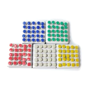 Yellow/White/Blue/Green/Red BA9S LED Light Bulb Bayonet Screw Button Bulb 9x24mm - Picture 1 of 4