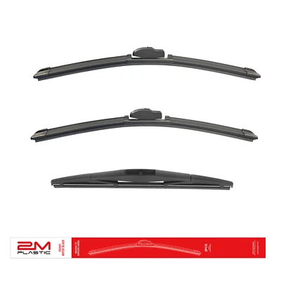 Front and Rear Windshield Wiper Blade For Acura MDX 2007-2013 26" 21" 12" - Image 1 of 4