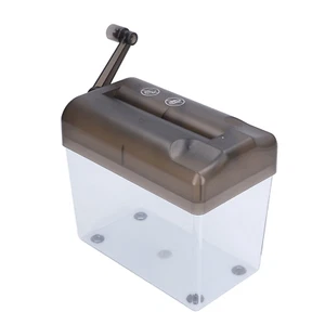 Manual Paper Shredder Portable Manual Compact Structure Simple Hand Crank Shredd - Picture 1 of 12