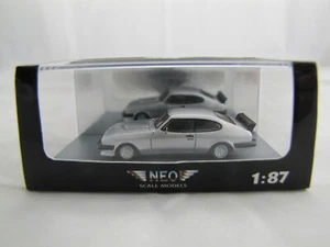 Modelli Neo Scale 1:87 87241 Ford Capri LLL Worksturbo Argento - Foto 1 di 5