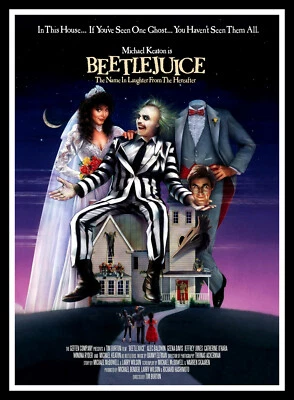 Beetlejuice Movie Poster Print & Unframed Canvas Prints - Image 1 of 2