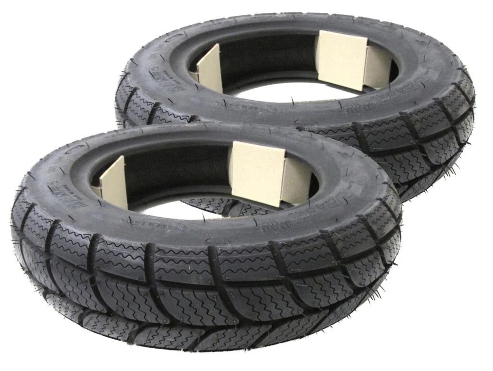 2x Winter Reifen Set 3x10 3.00-10 80/90-10 für Roller Mofa Scooter 10 Zoll M+S - Bild 1 von 1