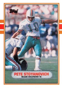 TOPPS-TRADED Pete Stoyanovich ONLY-RC CHIEFS RAMS DOLPHINS Indiana HOOSIERS - Picture 1 of 1