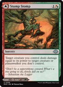 MTG - Stump Stomp   Burnwillow Clearing [Modern Horizons 3] - Foto 1 di 2
