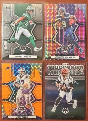 2022 Panini Mosaic Football Cards (You Pick) Base, Parallels, Inserts, SP's, RCs - Image 1 of 2