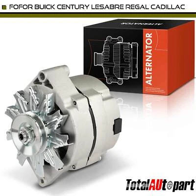 Alternator for Buick Century Cadillac Eldorado Olds 63A 12V CW 1-Groove Pulley - Image 1 of 4