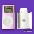 TESTÉ ET FONCTIONNEL Apple iPod Mini rose 1re génération modèle M9435LL 4 Go + clip